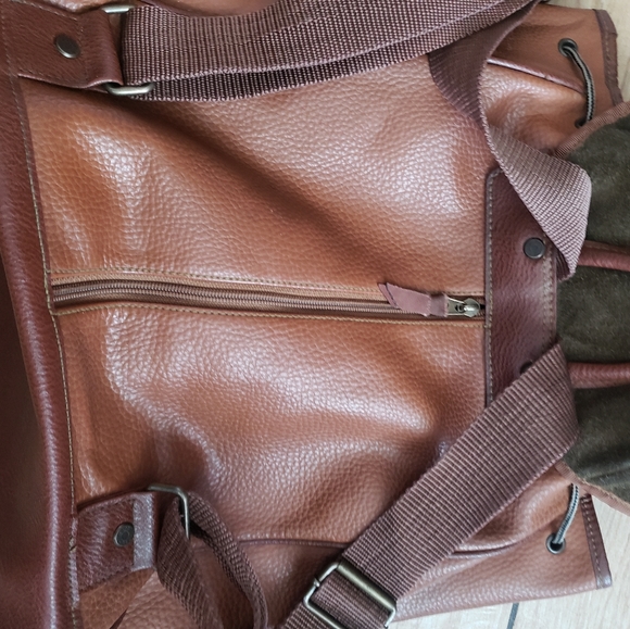 Espirt Vintage Leather Backpack - Picture 7 of 7